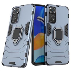 Xiaomi Redmi Note 11/11S Hybrid Case met Ringhouder - Blauw