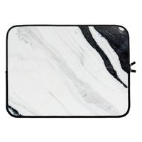 Elegante marmer: Laptop sleeve 15 inch