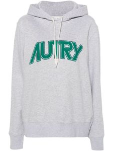 Autry hoodie chiné à logo imprimé - Gris