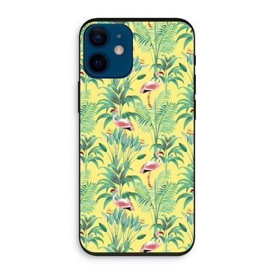 Flamingo party: iPhone 12 mini Biologisch afbreekbaar hoesje