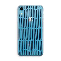 Moroccan stripes: iPhone XR Transparant Hoesje