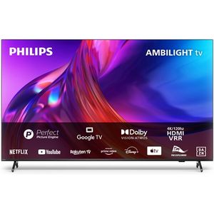 Philips 75PUS8848/12 AMBILIGHT tv, Ultra HD LED, Ambilight 3, Anthrazit, Google TV, 120Hz, P5 Perfect Picture Engine, HDR(10+) 190,5 cm (75") 4K Ultra HD Smart TV