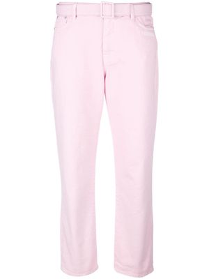 Off-White jean slim crop - Rose