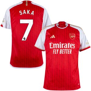 Arsenal Shirt Thuis 2023-2024 + Saka 7