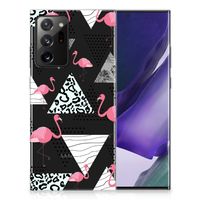 Samsung Galaxy Note20 Ultra TPU Hoesje Flamingo Triangle - thumbnail