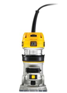 DeWALT D26200-QS frezer & trimmer Zwart, Roestvrijstaal, Geel 27000 RPM 900 W