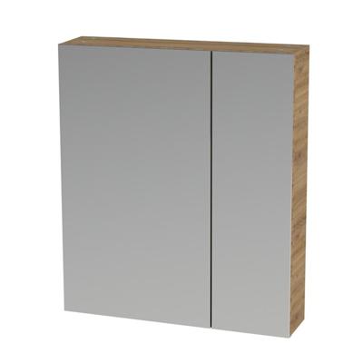 Spiegelkast Tiger S-line 60 cm Met 2 Deuren Chalet Eik