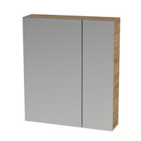 Spiegelkast Tiger S-line 60 cm Met 2 Deuren Chalet Eik