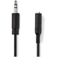 Stereo-Audiokabel | 3,5 mm Male - 6,35 mm Female | 0,2 m | Zwart [CAGB22550BK02]