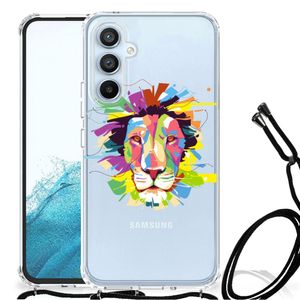 Samsung Galaxy A54 5G Stevig Bumper Hoesje Lion Color