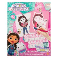 Canenco Gabby's Dollhouse Viltkunst & Kleurboek - thumbnail