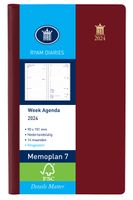 AGENDA 2023 RYAM MEMOPLAN 7 SUPREMA RINGPLASIC 7DAGEN/2PAGINA&apos;S BORDEAUX - thumbnail