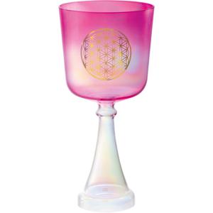 Meinl CSC6FPFOL Flower of Life Sonic Energy Crystal Singing Chalice 440 Hz toon F4