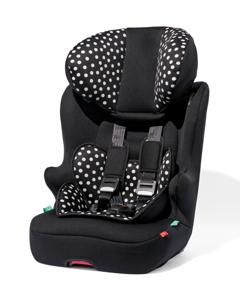 HEMA Autostoel Doorgroei 76-150cm ISOFIX Zwart Met Witte Stip