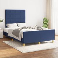 Bedframe zonder matras 120x200 cm stof blauw