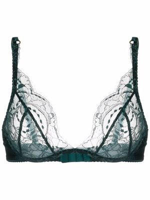 Fleur Of England soutien-gorge Ela bordé de dentelle - Vert