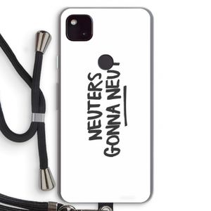 Neuters: Pixel 4a 5G Transparant Hoesje met koord