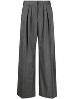 TWINSET pantalon de tailleur à coupe ample - Gris