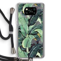 Bananenbladeren: Xiaomi Poco X3 Pro Transparant Hoesje met koord Bananenbladeren: Xiaomi Poco X3 Pro Transparant Hoesje met koord