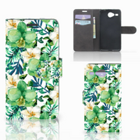 Acer Liquid Z520 Hoesje Orchidee Groen - thumbnail