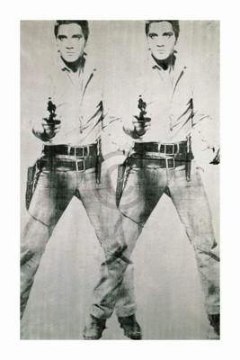 Kunstdruk Andy Warhol - Elvis 1963 Double 60x90cm