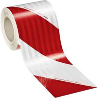 3M High Intensity Grade 3410 3410AP14 Signaaltape voor voertuigen Wit (reflecterend), Rood (reflecterend) 2 stuk(s) (l x b) 9 m x 141 mm