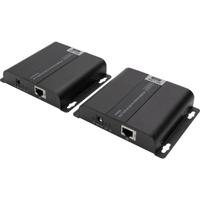 Digitus DS-55124 1 poort HDMI Extender set 3840 x 2160 Pixel Zwart
