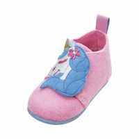 Playshoes pantoffels vilt roze eenhoorn Maat