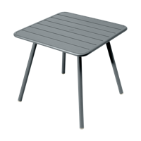 Fermob Luxembourg tuintafel vierpoot 80x80 cm Storm Grey