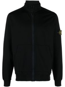 Stone Island veste matelassée à patch logo - Bleu