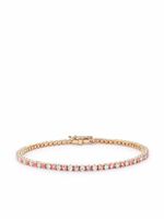 Pragnell bracelet en or rose 18ct orné de saphirs et de diamants