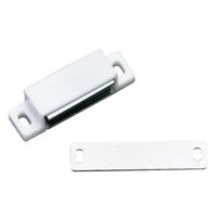 AMIG magneetsnapper/deurmagneet - 2 stuks - wit - 5.6 x 1.5 x 1.4 cm - 5 kg   - - thumbnail
