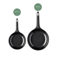 Sola Pannenset Ceramic Deluxe - Koekenpan ø 24 en 28 cm