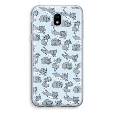 Poezen: Samsung Galaxy J5 (2017) Transparant Hoesje