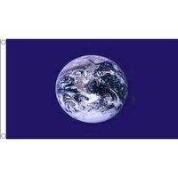 Wereldbol vlag 150 x 90 cm   -