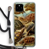 Haeckel Chelonia: Pixel 5 Transparant Hoesje met koord