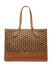 Bally Keep On monogram tote - Marron