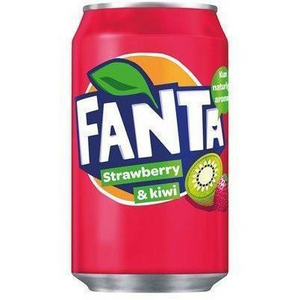 Fanta Aardbei/Kiwi 330 ml. / tray 24 blikken (+ Nederlands statiegeld)