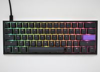 Ducky One 2 Mini RGB toetsenbord USB Amerikaans Engels Zwart - thumbnail