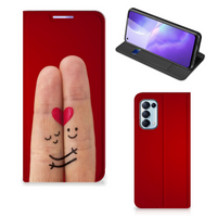 OPPO Find X3 Lite Hippe Standcase Liefde - Origineel Romantisch Cadeau