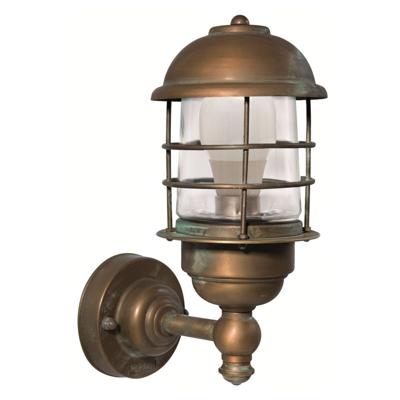 Franssen Muur stallampMaritime landelijk 20cm koperbruin - 231872