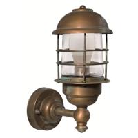 Franssen Muur stallampMaritime landelijk 20cm koperbruin - 231872