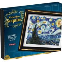 Creatieve vrijetijdsset - LANSAY - Sequins collectie - De sterrennacht - Van Gogh - Vanaf 14 jaar