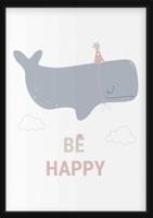 Affiche - Zeedieren , Be happy