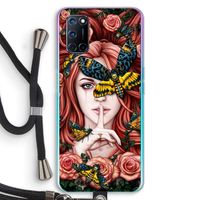 Lady Moth: Oppo A72 Transparant Hoesje met koord