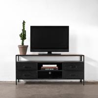 Tv-meubel Sem Zwart 140cm - Giga Meubel