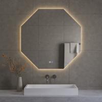 Octagon Spiegel incl. Verwarming en LED Verlichting Best Design Honey 60x60 cm