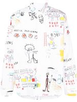 Junya Watanabe MAN chemise à imprimé graphique - Blanc - thumbnail