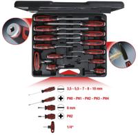 KS TOOLS Set of screwdrivers beat caps