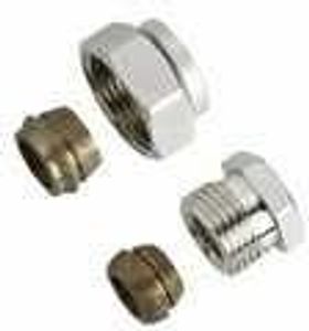 Danfoss knelset 15 mm CV buis (1 set = 2 st.)